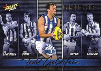 2021 Select AFL Footy Stars - Gamebreakers #GB59 Todd Goldstein Front